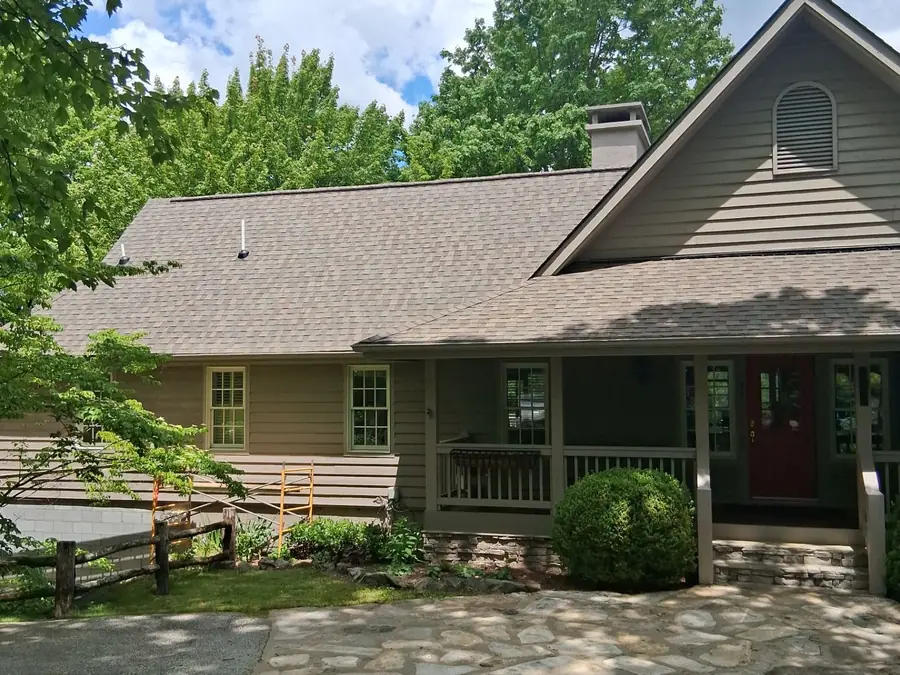 Completed addition blended into the original home